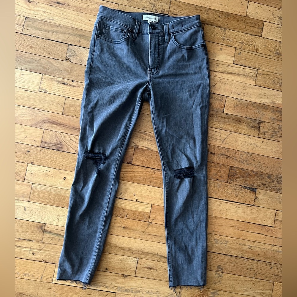 Madewell Faded Black skinny jeans